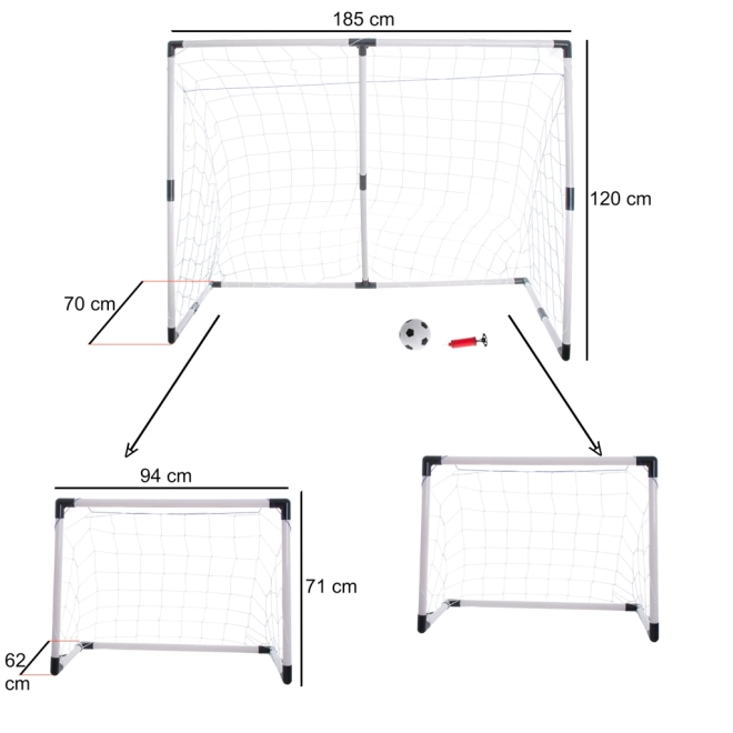 Soccer Goal for Kids 2in1