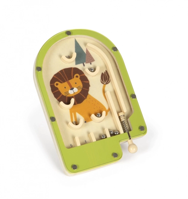 Small Foot Lion-Themed Mini Pinball Game