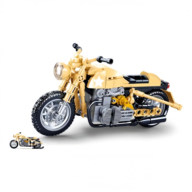 Sluban Army Motorcycle Building Set