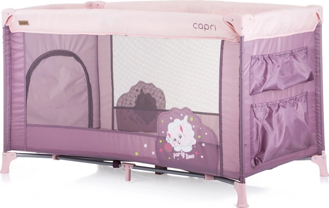 Travel Crib Capri by Chipolino in Rose Water – Lilac