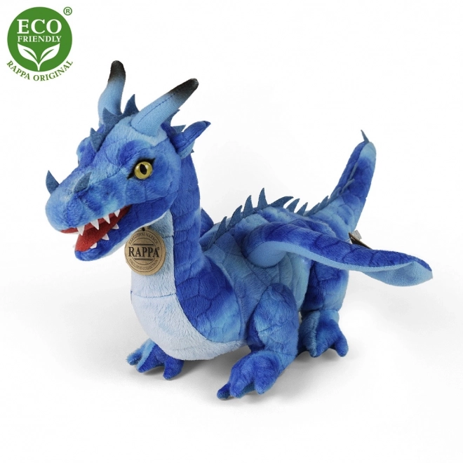 Plush Dragon 40 cm Blue Eco-Friendly