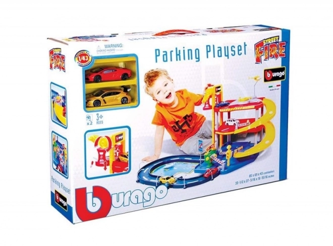 Three Level Parking Garage Playset by Bburago