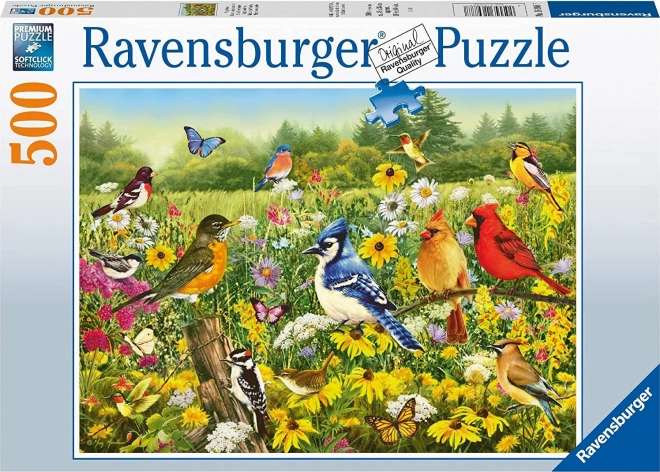 Ravensburger Birds in the Meadow Puzzle 500 Pieces