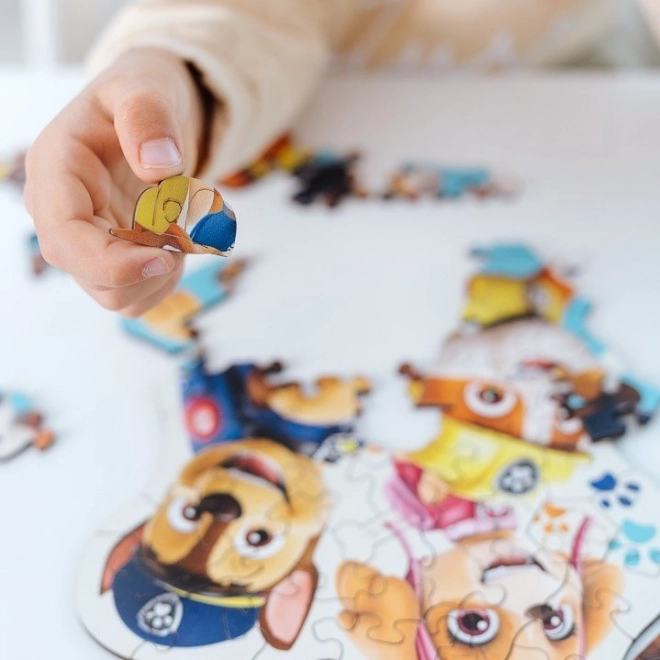 Wooden Puzzle 50 Pieces Paw Patrol