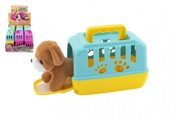 Plush Dog Toy with Portable Box