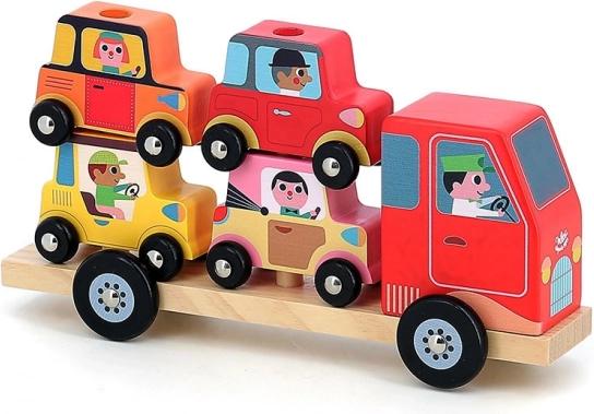 Vilac Stacking Game - City Cars by Ingela P. Arrhenius