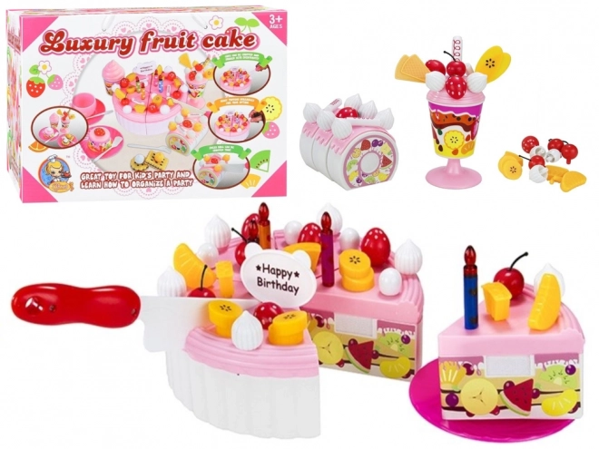 Birthday Party Set with Velcro Cake and Desserts