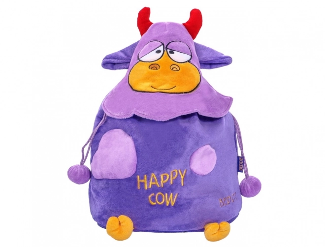 Beppe Plush Cow Backpack