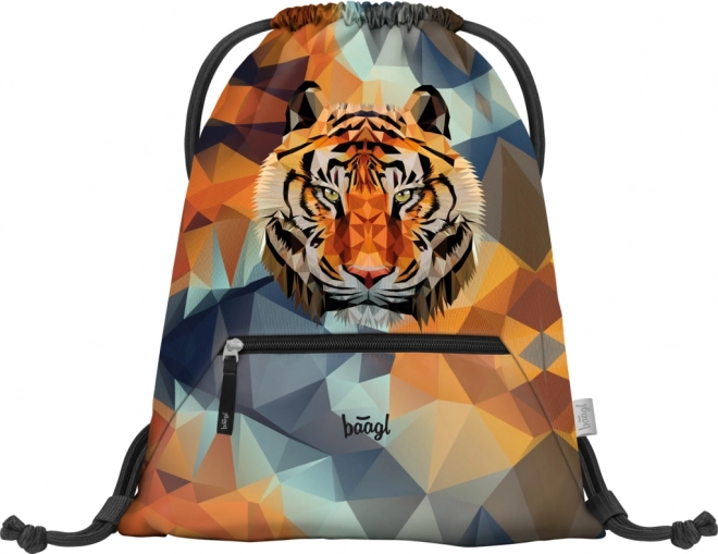 Baagl Kids Drawstring Bag with Pocket