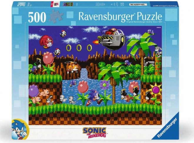 Sonic Hedgehog Puzzle 500 Pieces