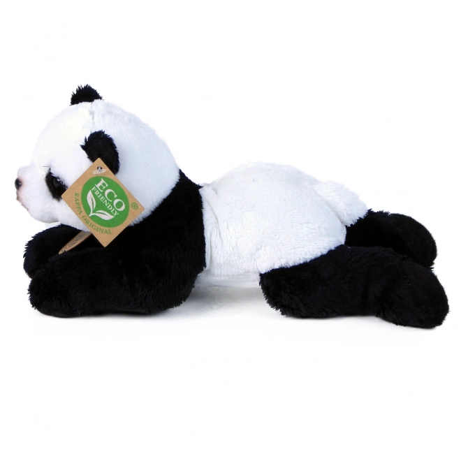 Plush Lying Panda 18 cm Eco-Friendly