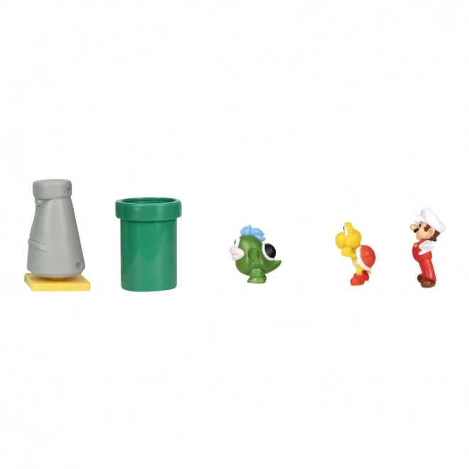 Set di figurine Super Mario Diorama 6 cm