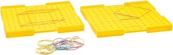 Wissner grande planche géométrique double face jaune