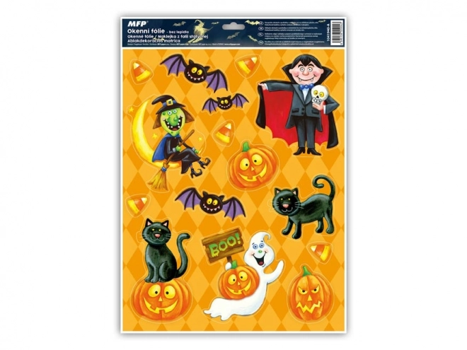 Window Film Halloween Glitter