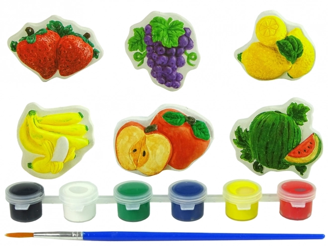 Gypsum Painting Set Fruits