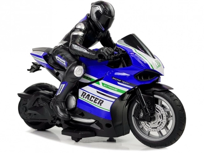 Remote Controlled Racing Motorbike Blue