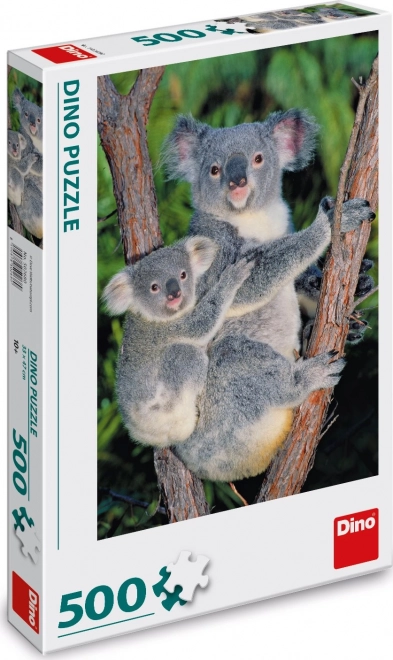 Dino Puzzle Koalas on Tree 500 Pieces