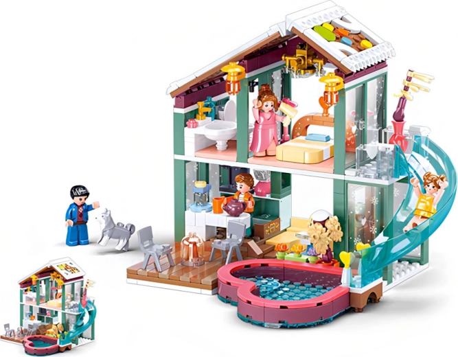 4 Minifiguren mit beweglichen Teilen