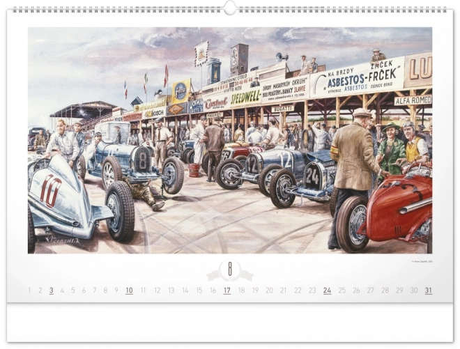 Wall Calendar Oldtimers by Václav Zapadlík 2025