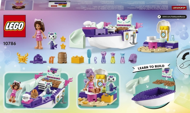 Gabby's Dollhouse: Gabi and Mermaid Kitten's Boat and Spa Set