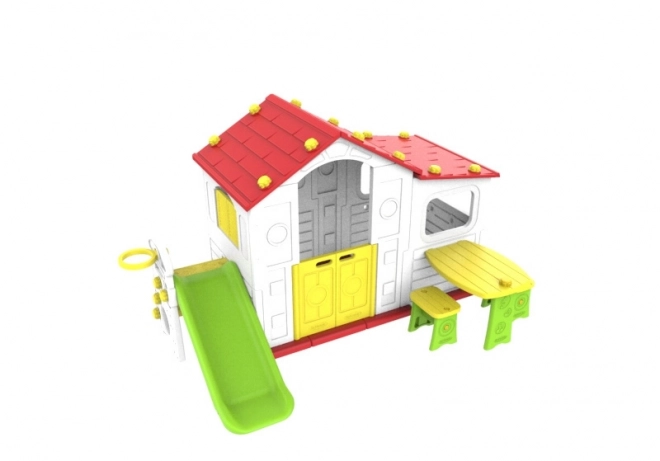 Large House with Vestibule 4-in-1 Red Roof
