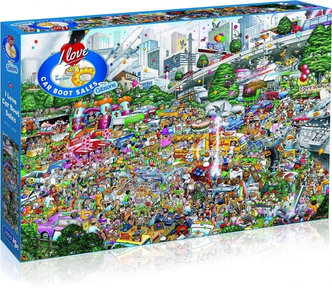 Gibsons Love Car Boot Sales Puzzle 1000 Pieces