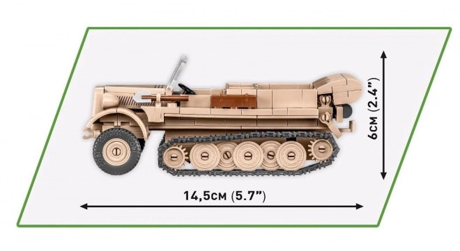 Cobi Historical Military Model DEMAG D7 Half-Track