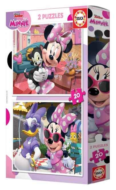 Educa puzzle Minnie 2x20 elementów