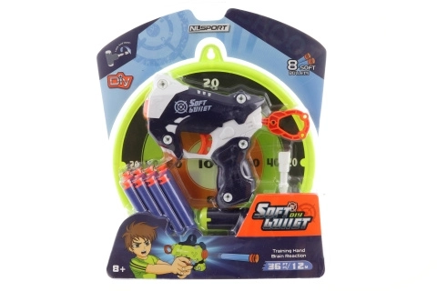 Screwable Toy Gun With Target