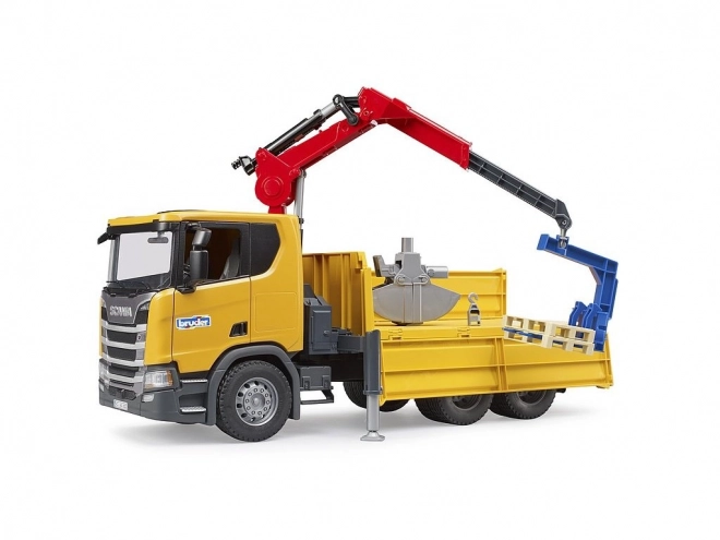 Bruder Truck Scania with Crane Arm