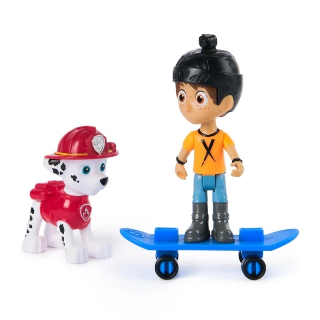 Paw Patrol Marshall and Courageous Danny X Figures Set