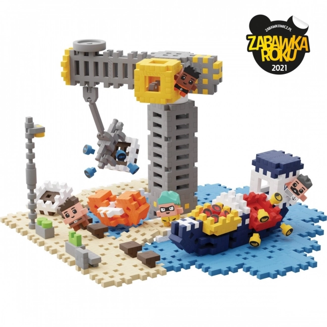 Waffle Blocks Mini Port Adventure Set