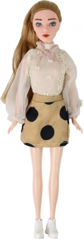 Stylish doll with long blonde hair