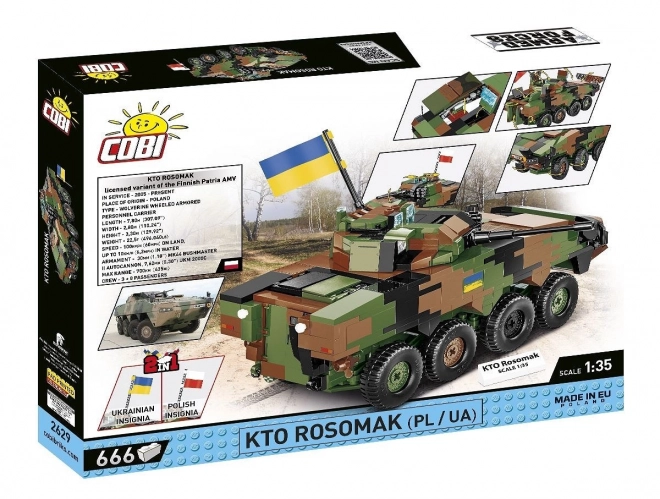 Rosomak Armored Vehicle Model Blocks