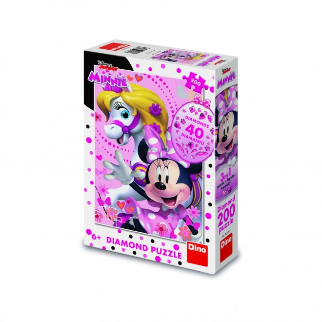 Minnie Jewel Puzzle 200 Pieces