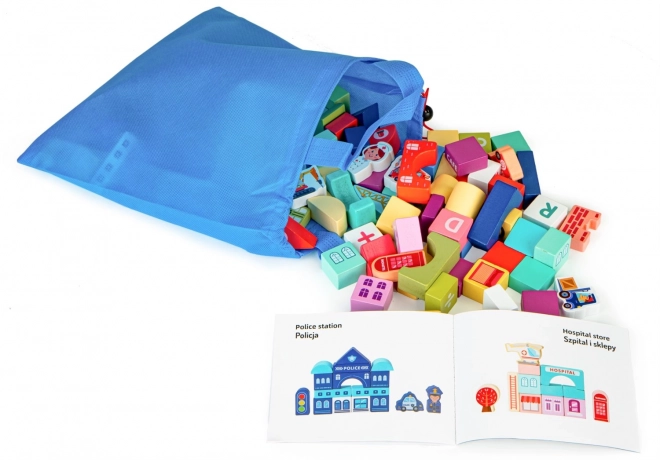 Wooden Educational City Set by Ecotoys