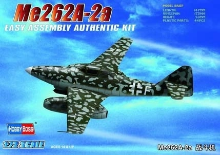 Plastic Model of the Me262A-2a