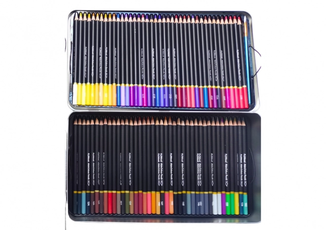 Large Set of Water-Soluble Colored Pencils