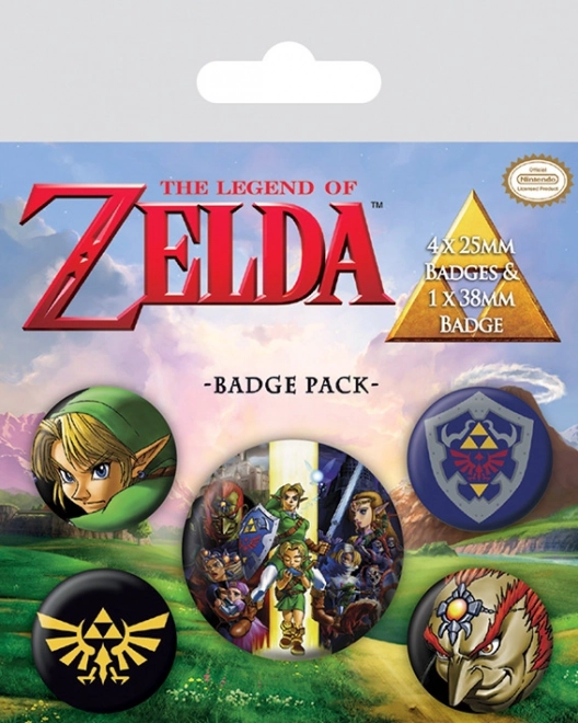 Zelda Badge Set