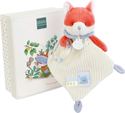 Gift Set Plush Fox Romarin with Rattle
