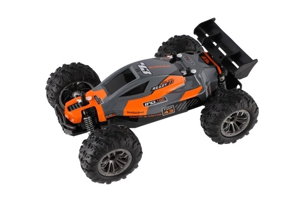 Auto RC Buggy Geschwindigkeit 2,4GHz Kunststoff 25cm auf Batterie in Box 31x14x18cm – Orange