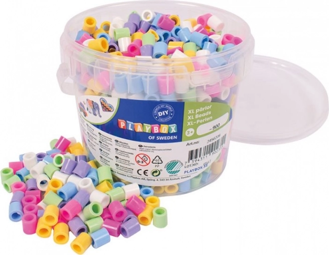 Playbox Iron-On Beads XL Pastel Bucket