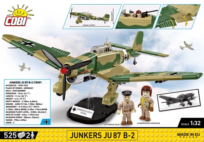 Junkers Ju 87 B-2 Construction Blocks Set