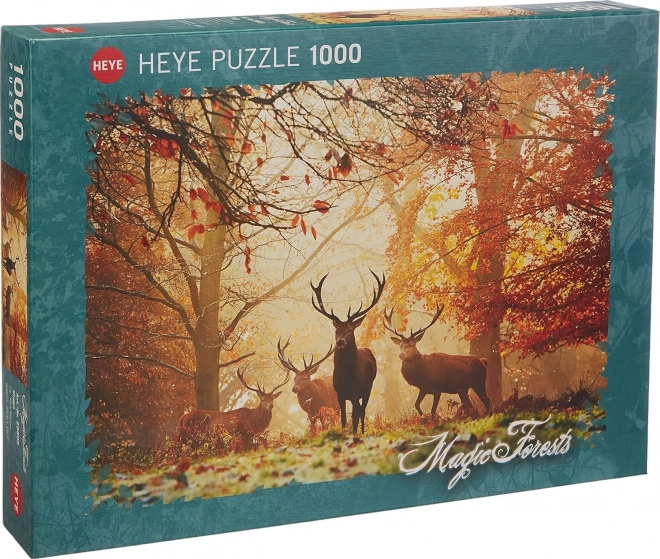 Puzzle HEYE Foreste Incantate: Cervi 1000 pezzi