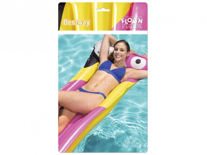 Inflatable Flamingo Swimming Mattress Bestway – pink