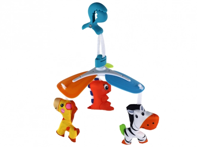 Colorful Baby Mobile with Animal Clip