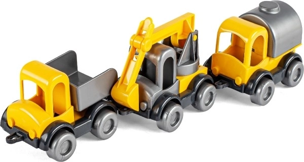 Wader Kid Cars Construction Vehicles Set