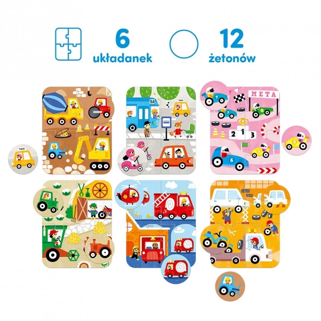 Puzzle Cars Small and Large