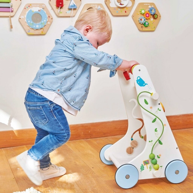 Le Toy Van Wooden Walker with Woodland Activities