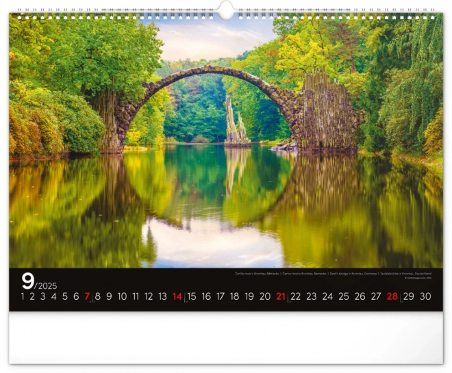 Notique Wall Calendar Landscapes 2025